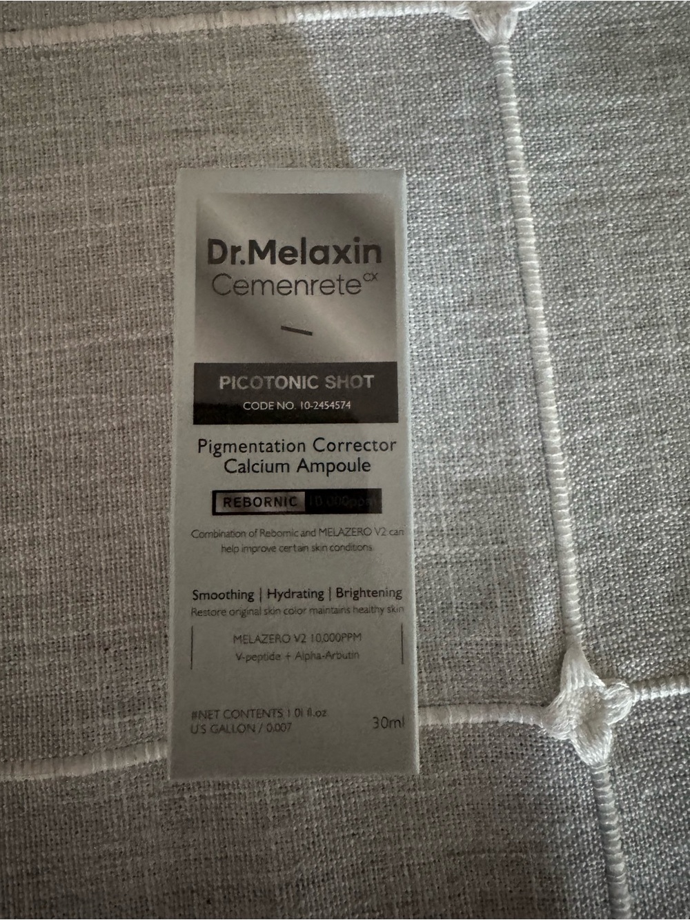 Pigmentation Corrector Calcium Ampoule — Beige & Silver